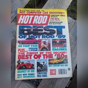 HOT ROD Magazine, December, 1989, BEST HOT RODS OF THE '80S, COMPUTER CARS!